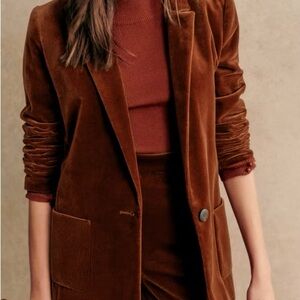 Sezane Women's Velvet Blazer